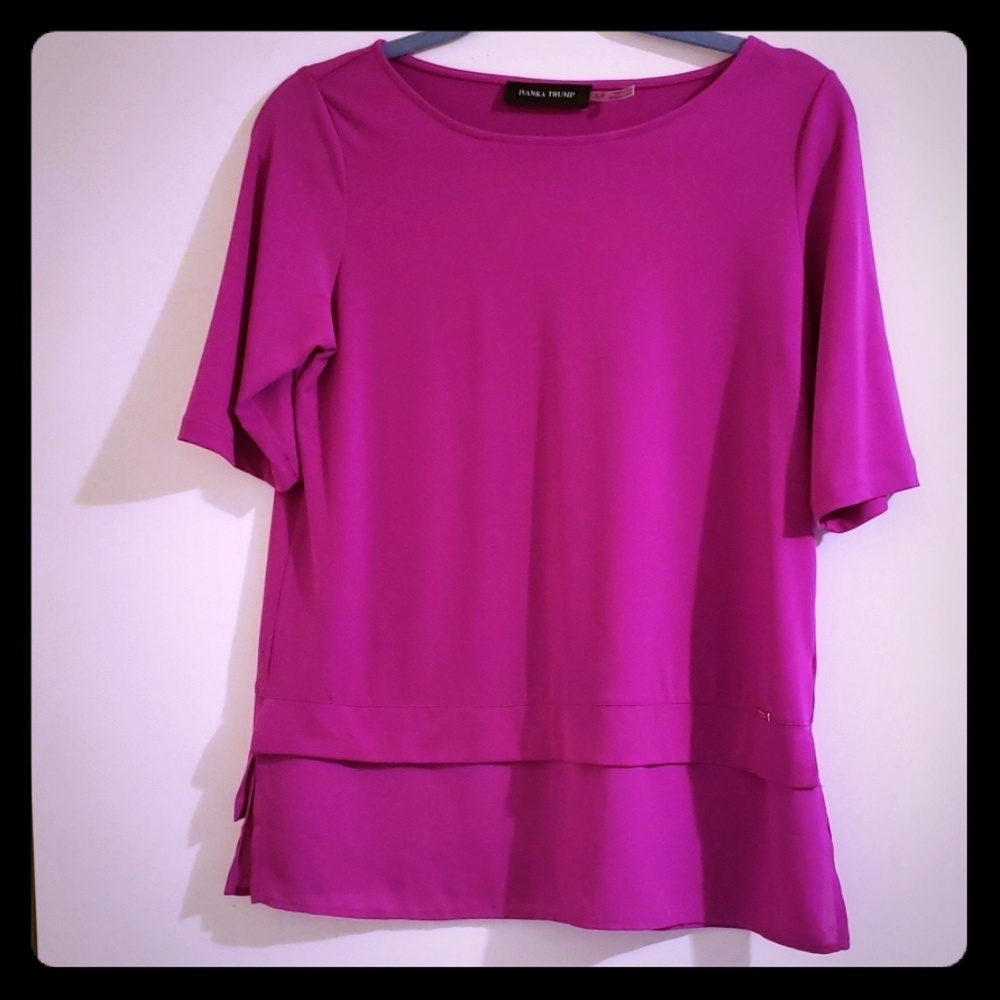 Fuschia office shirt